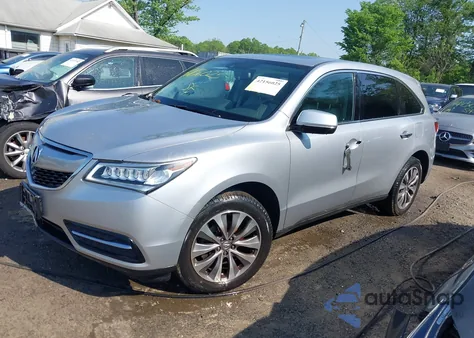 2014 Acura Mdx Technology Package from USA, damaged, VIN 5FRYD4H49EB008286